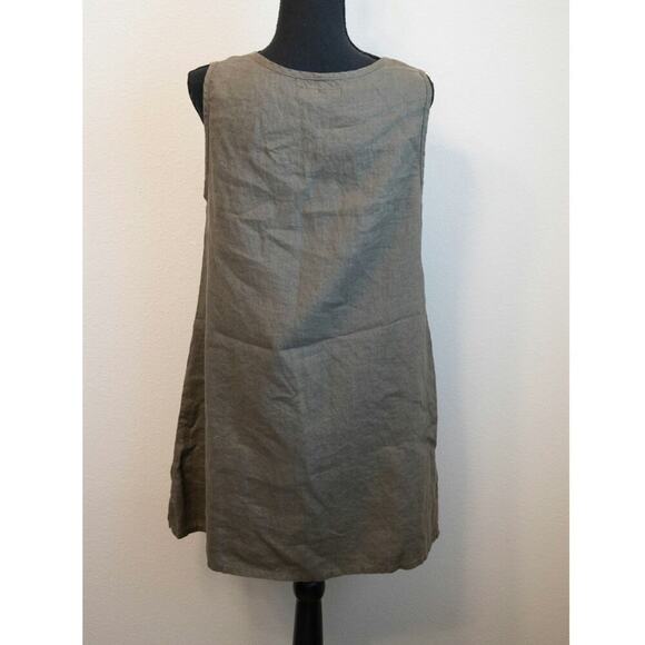 Flax Sleeveless Ladies 100% Linen Size Small Dress - Picture 2 of 4